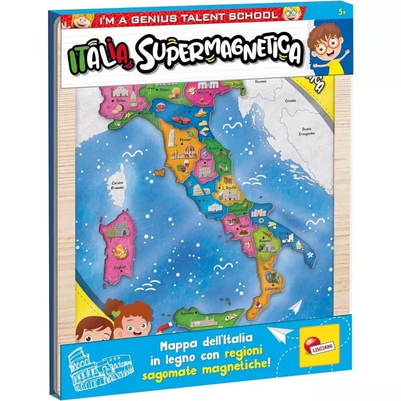 Giocattoli educativi Lisciani I'm a Genius Italia Super Magnetica