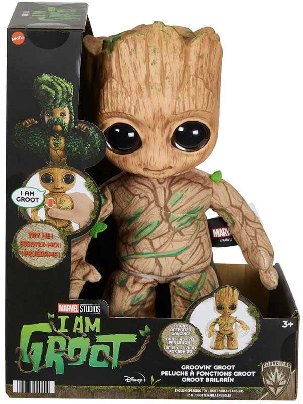 peluche Marvel Peluche Groot Ballerino, personaggio di peluche soffice parlante (inglese), HJM23