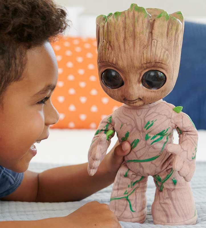 peluche Marvel Peluche Groot Ballerino, personaggio di peluche soffice parlante (inglese), HJM23