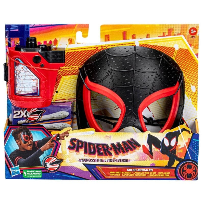 Giocattoli Spiderman Across the Universe, set Maschera con Bracciale Lanciatore