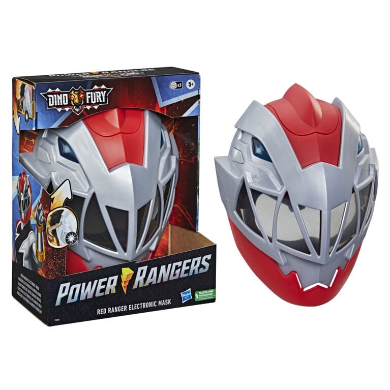 Professioni e ruoli per giocare Power Rangers Dino Fury, Maschera Elettronica Red Ranger - F2281