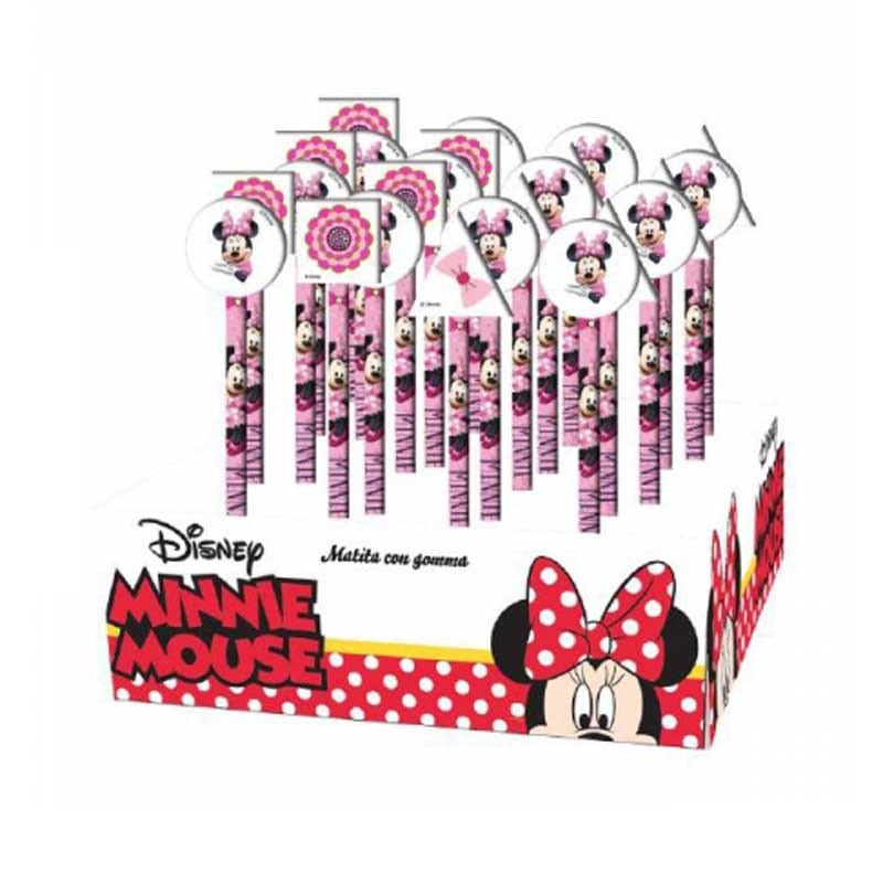 Party Matite Minnie con Gomma Expo 24pz Matite Minnie con Gomma Expo 24pz