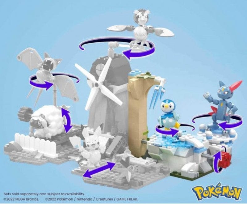 Giocattoli per costruzioni Mattel-Mega Blocks Pokemon Piplus e Sneasal Mattel-Mega Blocks Pokemon Piplus e Sneasal