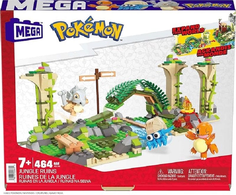 Costruzioni giocattolo Pokemon Adventure Mega-Bloks Rovine Abbandonate nella Giungla