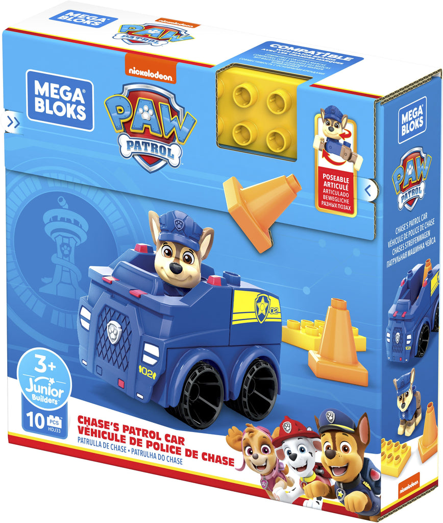 Costruzioni giocattolo Mega Bloks set Costruzioni Paw Patrol Veicolo Chase HDJ33 Mega Bloks set Costruzioni Paw Patrol - Personaggi