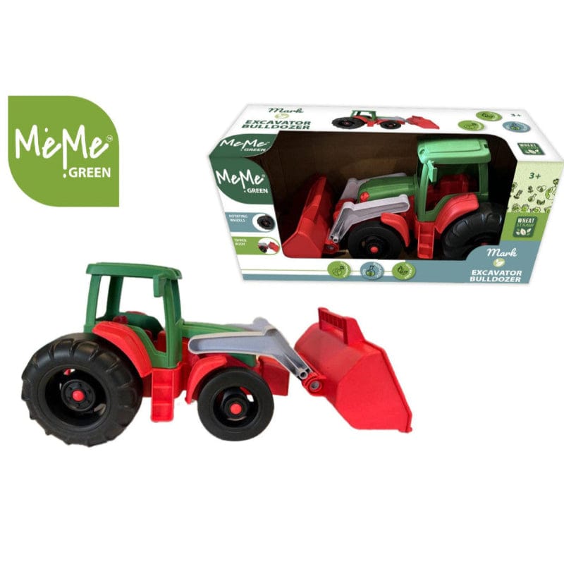 macchinine Mark il Trattore Meme Green Giocattoli in Bioplastica Mark il Trattore Meme Green Giocattoli in Bioplastica