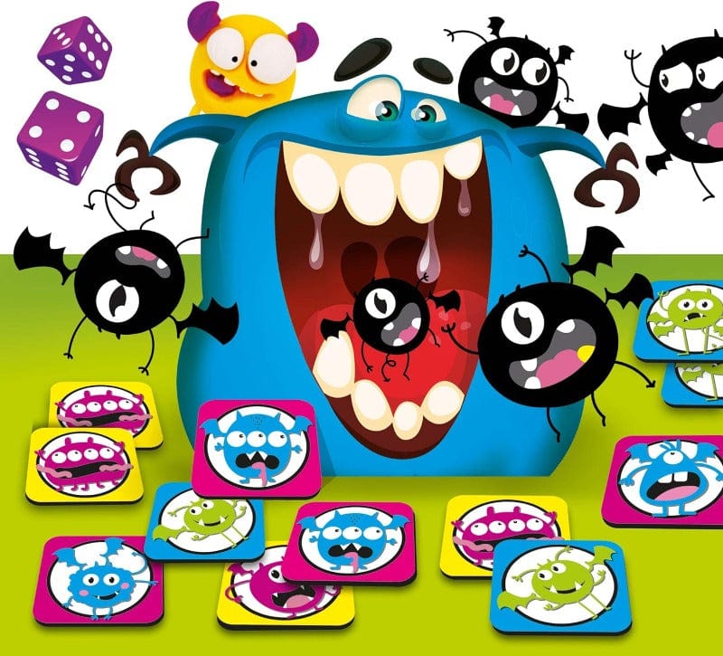 Giocattolo educativo Memo Domino e Tombola dei Mostri Memo Domino e Tombola dei Mostri - The Toys Store