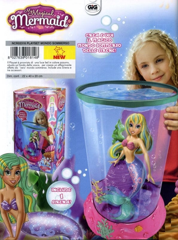 Bambole Giochi Preziosi, Playset con Bambola Sirena che Nuota Davvero Giochi Preziosi, Playset con Bambola Sirena che Nuota