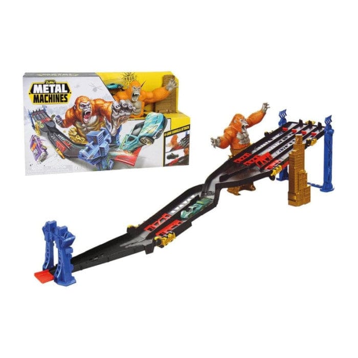 macchinine Pista Gorilla Attack 4 Corsie, Grande Playset Zuru 1,2 metri