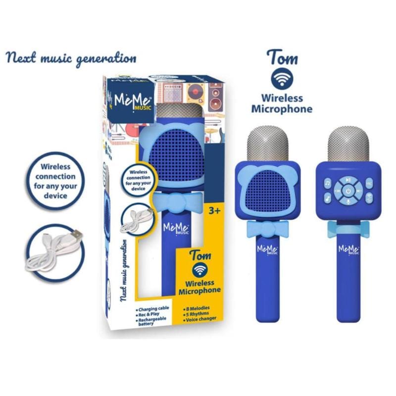 strumenti musicali Microfono Karaoke Wireless con Altoparlante incorporato