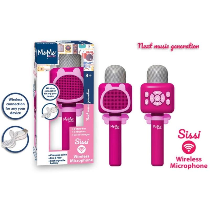 strumenti musicali Microfono Karaoke Wireless Sissi - MeMe Music