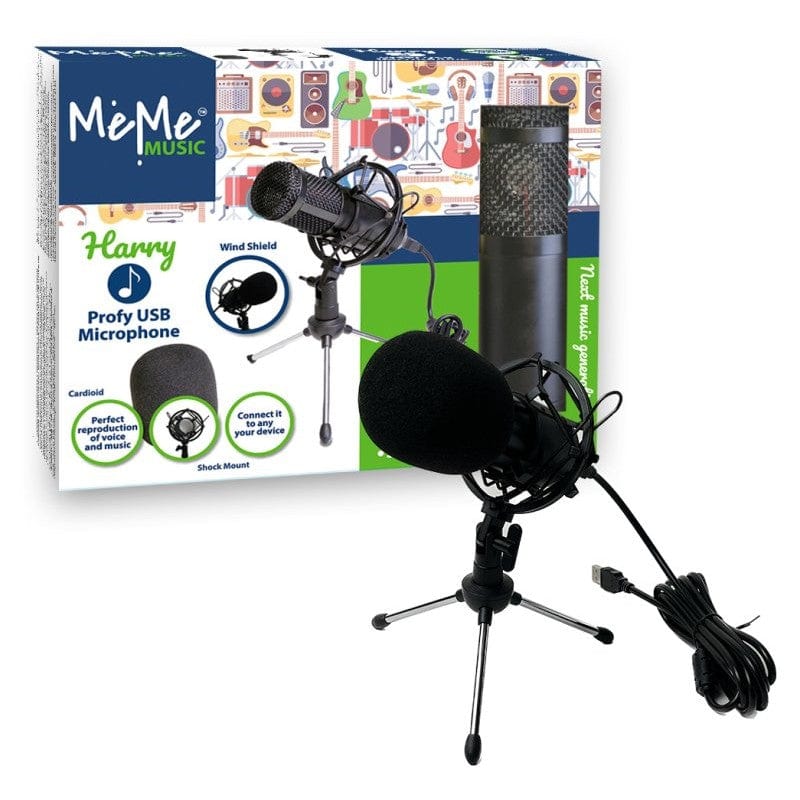 strumenti musicali Microfono Professionale a Condensatore per Cantare come le Star - MeMe Music Microfono Professionale a Condensatore per Cantare come le Star 