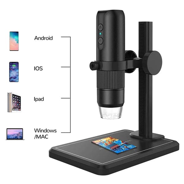 Kit scientifici e di esplorazione Microscopio Digitale Wi-Fi USB, Risoluzione HD, Ingrandimento 50x-1000x Microscopio Digitale Wi-Fi USB, Risoluzione HD, Ingrandimento 50x-1000x
