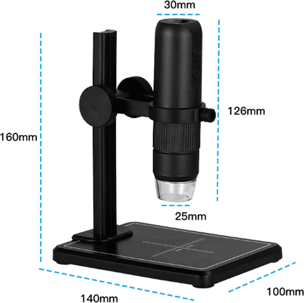 Kit scientifici e di esplorazione Microscopio Digitale Wi-Fi USB, Risoluzione HD, Ingrandimento 50x-1000x Microscopio Digitale Wi-Fi USB, Risoluzione HD, Ingrandimento 50x-1000x