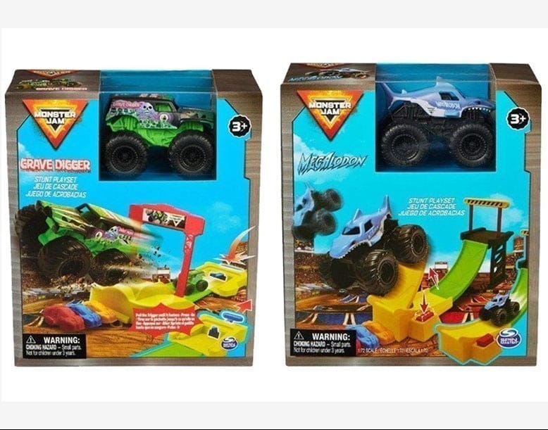 macchinine Playset Pista Monster Jam con Veicolo Track in scala 1:72 assortimento Playset Pista Monster Jam con Veicolo Track in scala 1:72 assortimento