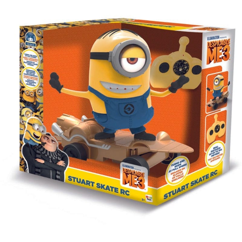 Minions Personaggio con Veicolo R/C, Stuart con Skate Telecomandato – The  Toys Store