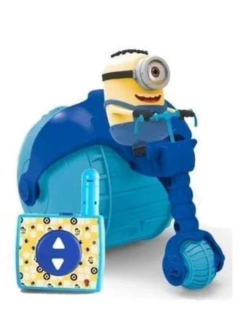 Giocattoli Minions Personaggio con Veicolo R/C, Stuart con Moto Telecomandata