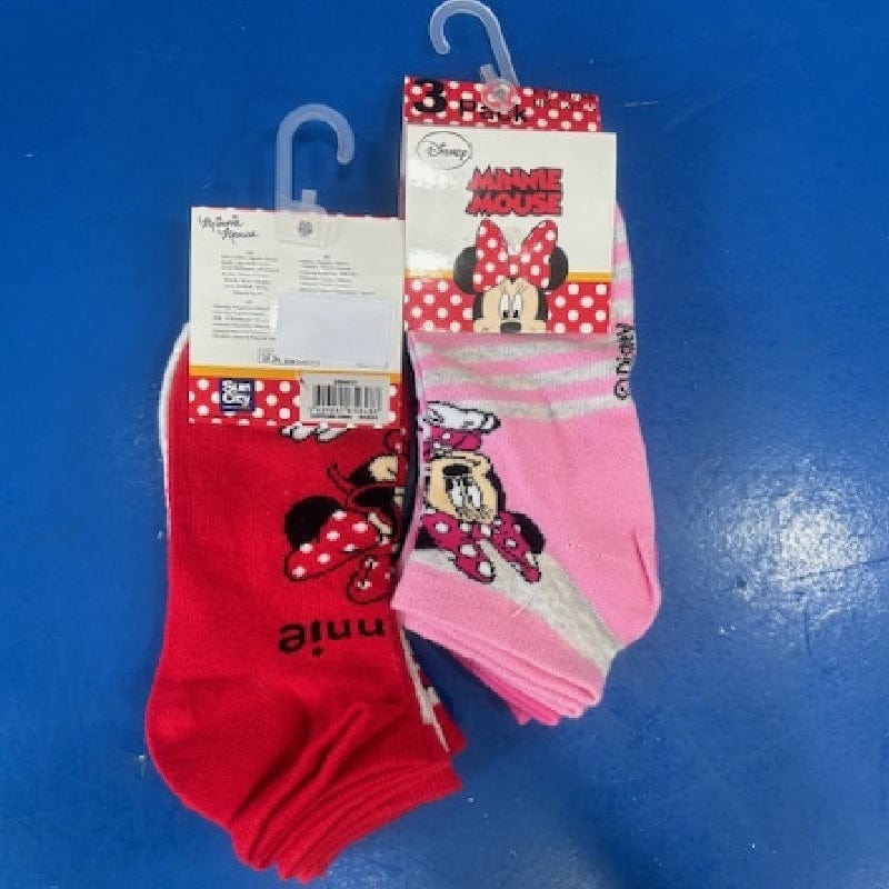 Abbigliamento Disney Minnie Mouse set 3 paia di calze per Bambina Disney Minnie Mouse set 3 paia di calze per Bambina