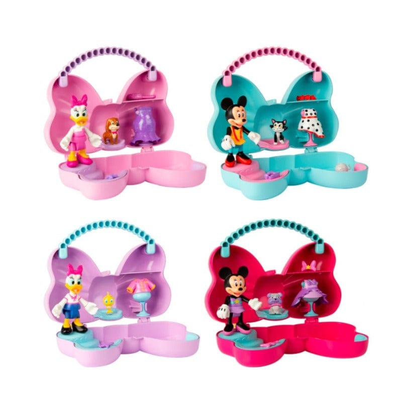 Bambole, playset e giocattoli Minnie Mouse playset con personaggi in Borsetta Fiocco