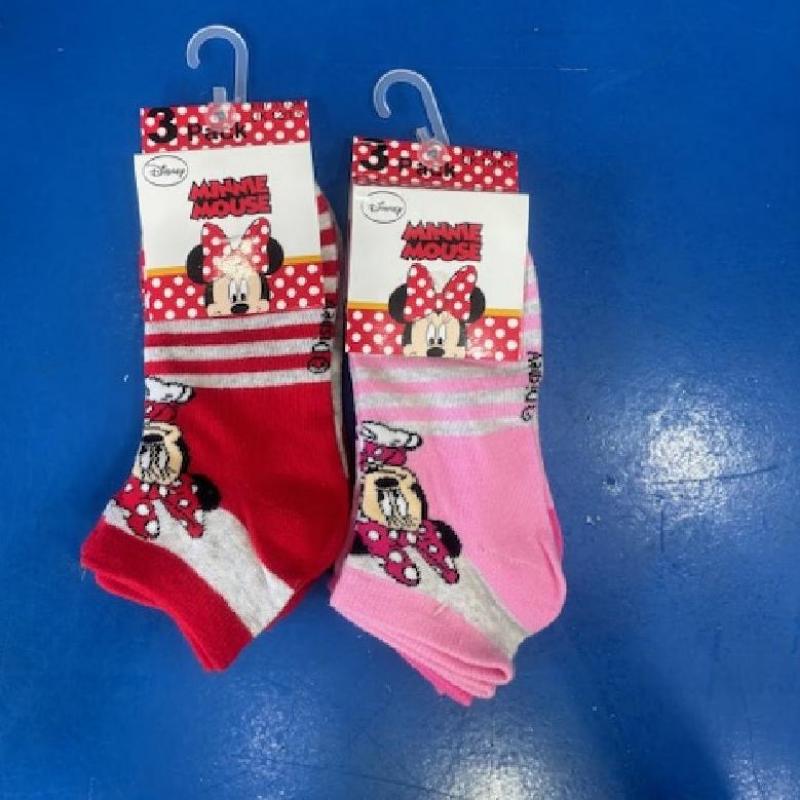 Abbigliamento Disney Minnie Mouse set 3 paia di calze per Bambina Disney Minnie Mouse set 3 paia di calze per Bambina