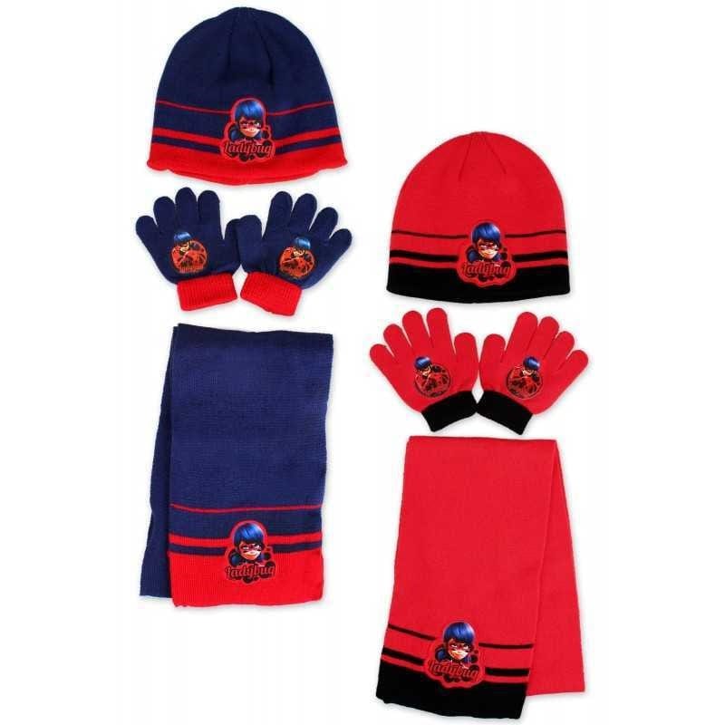 Abbigliamento Set Inverno Bimba Miraculous- Sciarpa, Cappello e Guanti