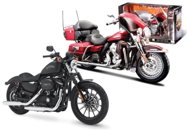 macchinine Modellini Harley Davidson in scala 1:12
