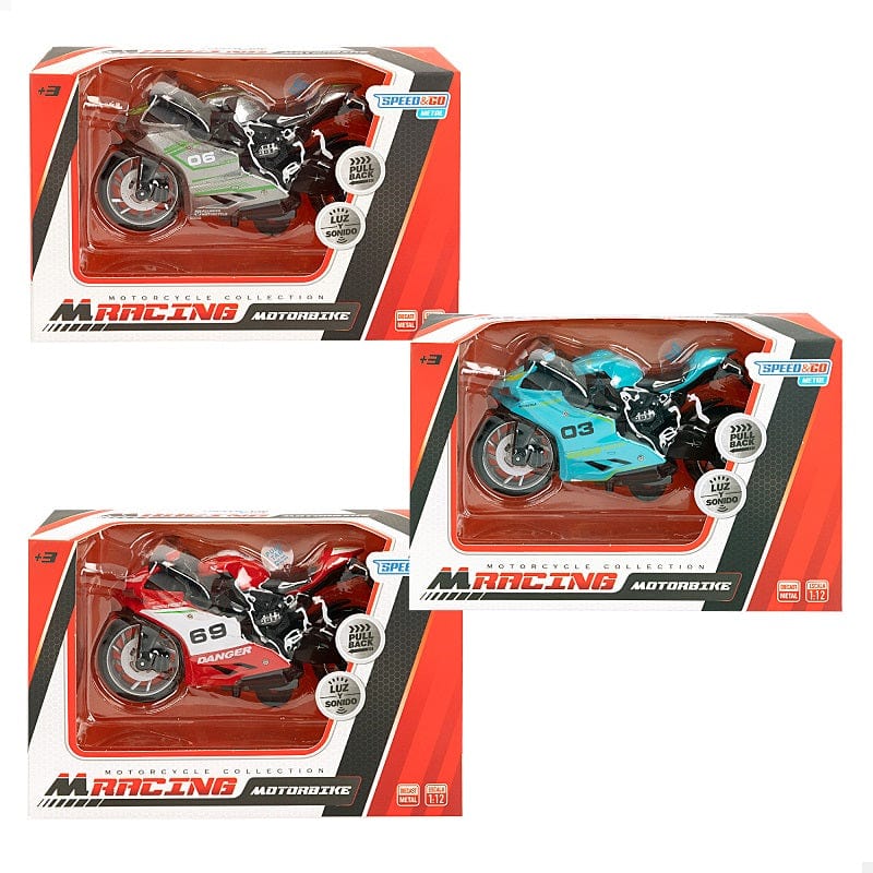 Modellini Moto a Retrocarica con Luci e Suoni – The Toys Store