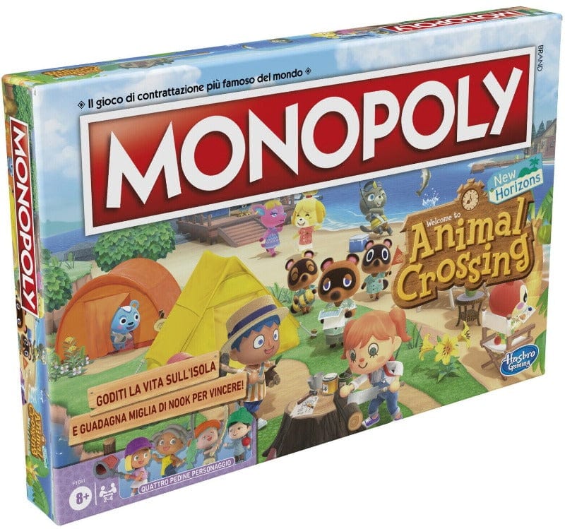 Giochi di società Monopoly Animal Crossing, Gioco da Tavola per tutta la Famiglia