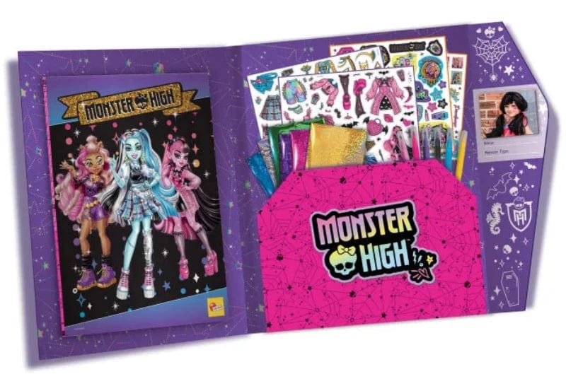 Giocattoli artistici e da disegno Monster High sketchbook Fashion studio look book Lisciani