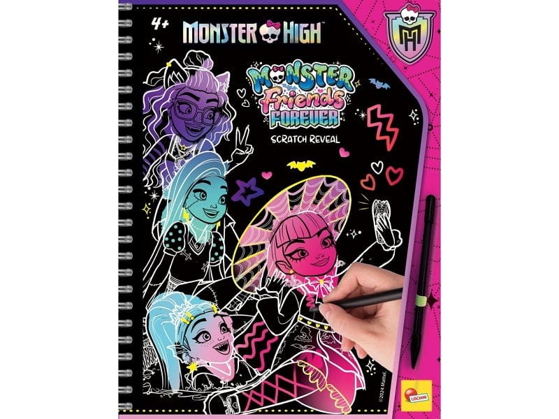 Giocattoli artistici e da disegno Monster High Scratch Book Lisciani Giochi