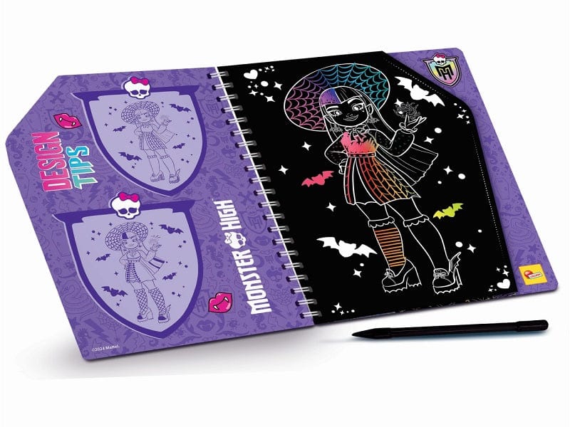 Giocattoli artistici e da disegno Monster High Scratch Book Lisciani Giochi