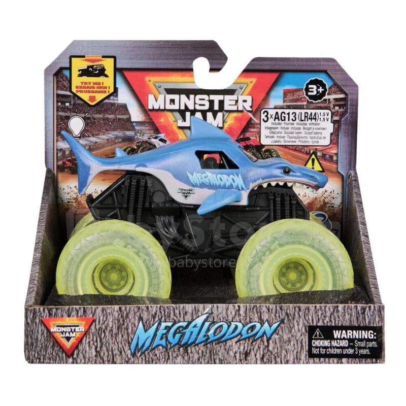 macchinine Monster Jam in scala 1:43 con ruote Luminose - Spin Master Monster Jam in scala 1:43 con ruote Luminose - Spin Master