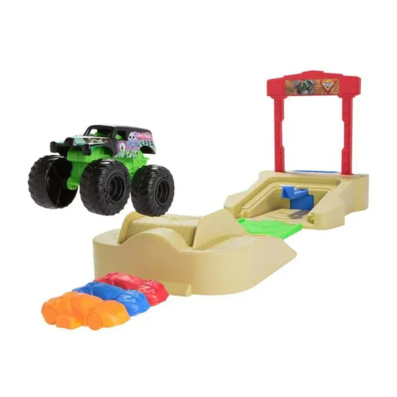 macchinine Playset Pista Monster Jam con Veicolo Track in scala 1:72 assortimento Playset Pista Monster Jam con Veicolo Track in scala 1:72 assortimento