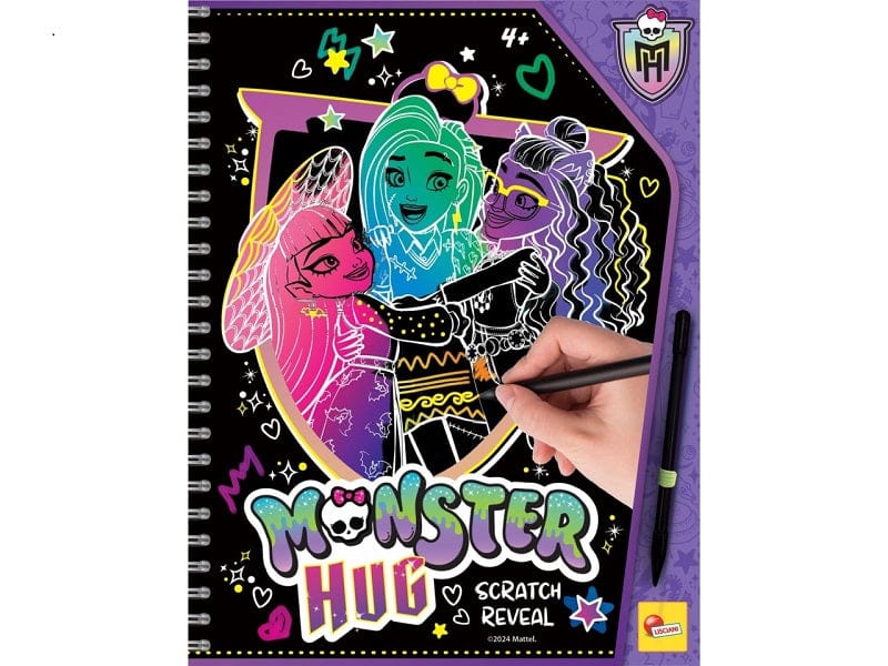 Giocattoli artistici e da disegno Monster High Scratch Book Lisciani Giochi