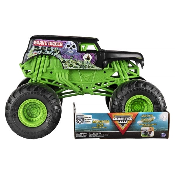 macchinine Monster Jam Grave Digger scala 1.10, Monster Truck Gigante Spin Master Monster Jam Grave Digger scala 1.10, Monster Truck Gigante 