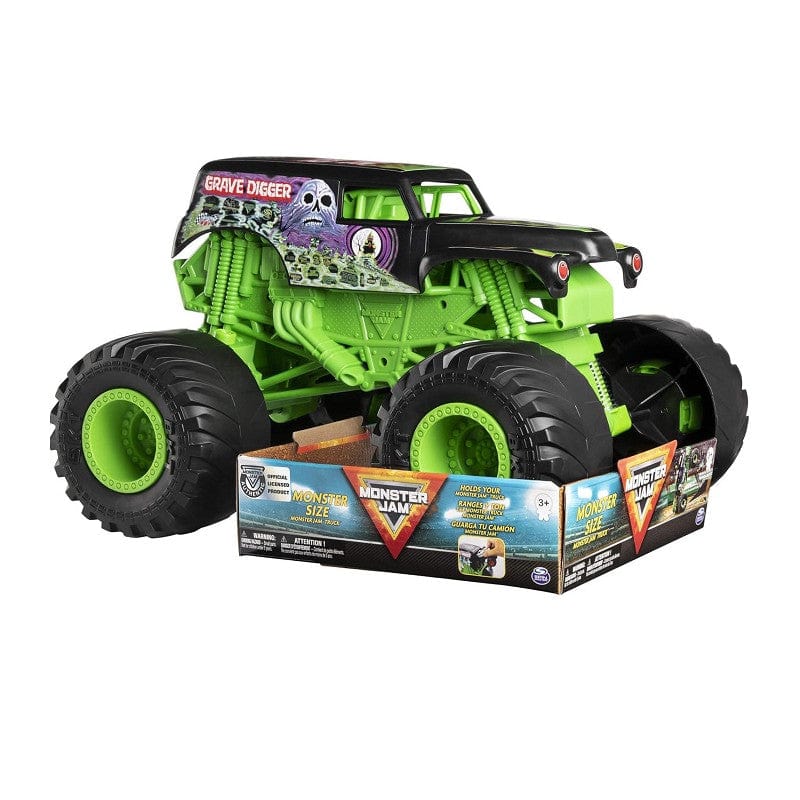 macchinine Monster Jam Grave Digger scala 1.10, Monster Truck Gigante Spin Master Monster Jam Grave Digger scala 1.10, Monster Truck Gigante 