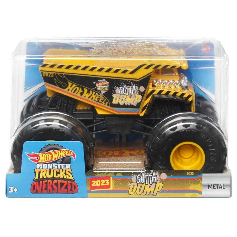 macchinine Hot Wheels Monster Truck in Metallo 1:24 Dumper