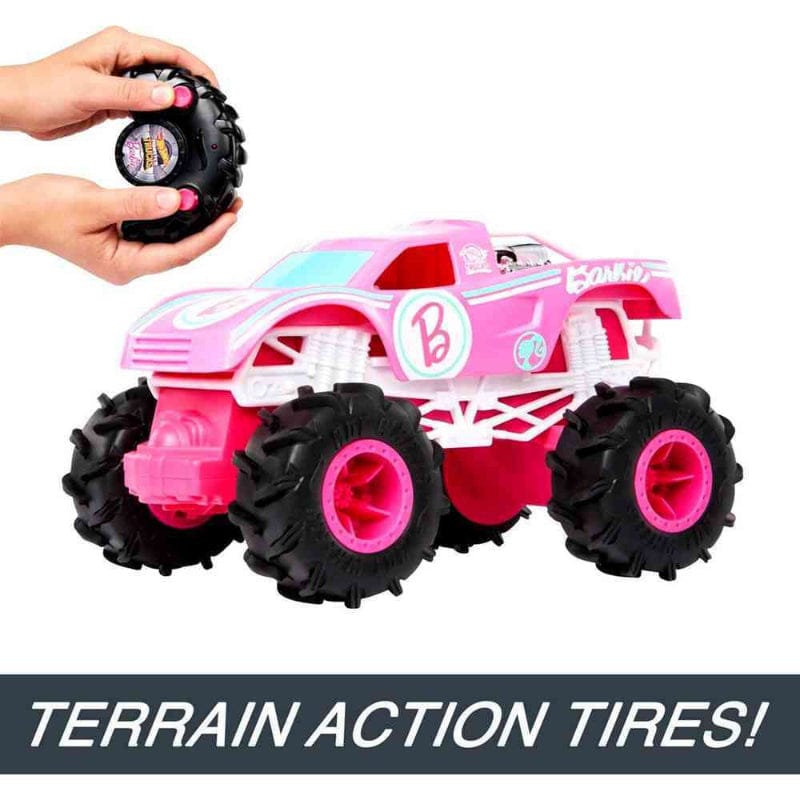 Giocattoli telecomandati Barbie Monster Trucks R/C 1:24 - Hot Wheels Barbie Monster Trucks R/C 1:24 - Hot Wheels