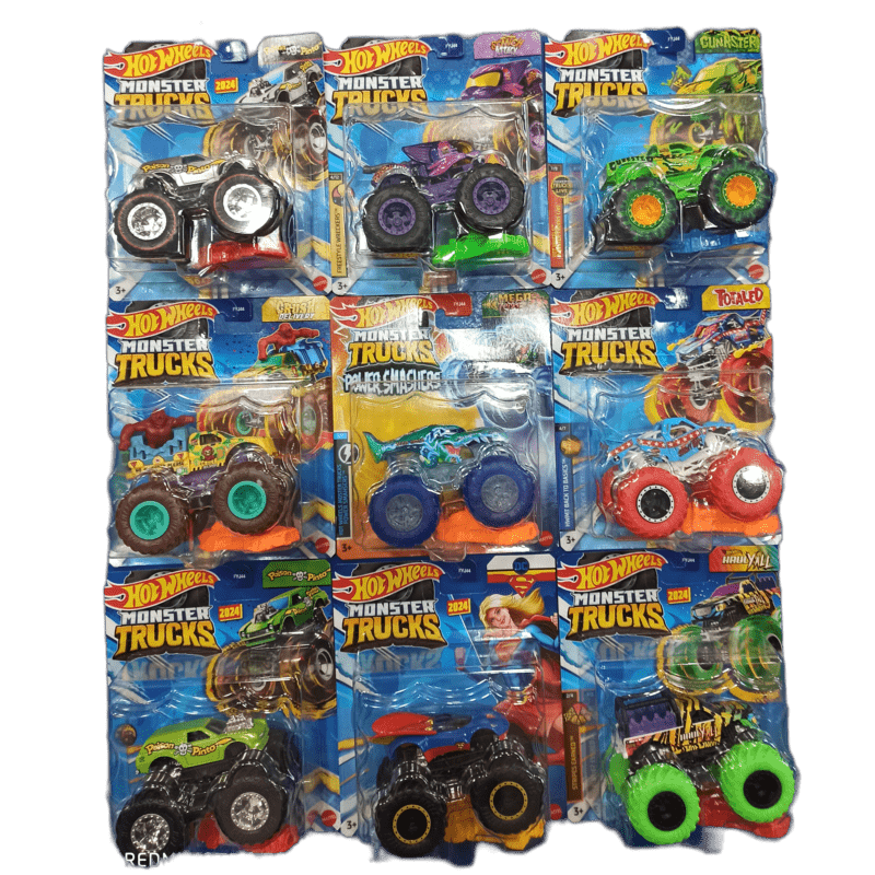 macchinine Hot Wheels Monster Truck scala 1:64, Veicoli in Assortimento Hot Wheels Monster Truck scala 1:64, Veicoli in Assortimento