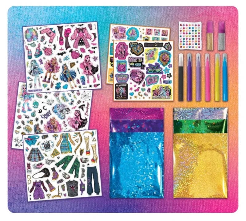 Giocattoli artistici e da disegno Monster High sketchbook Fashion studio look book Lisciani