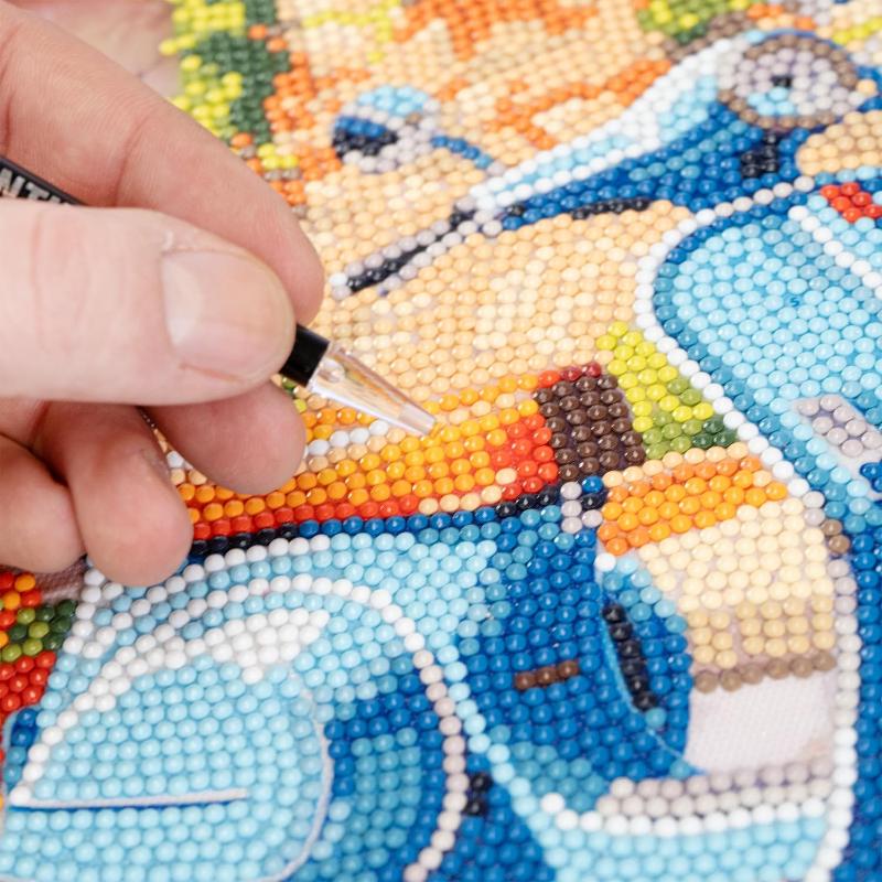 Colora e Decora Diamantiny Quadro su Tela, Mosaico con Diamanti
