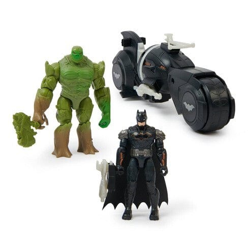 Batman con Moto set personaggi Batman vs Swamp e The Toys Store