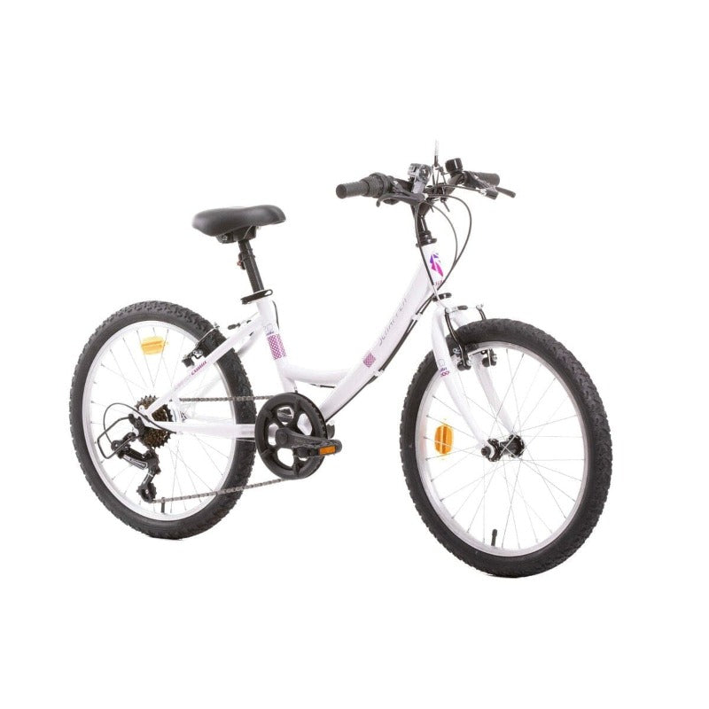 Biciclette Mountain Bike per Bambina con Cambio Shimano 6 Velocità, Bici 20 Pollici Età 8-10 Anni