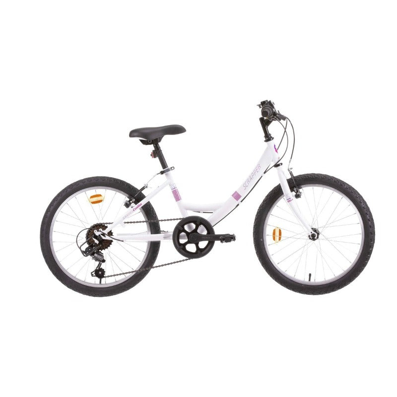 Biciclette Mountain Bike per Bambina con Cambio Shimano 6 Velocità, Bici 20 Pollici Età 8-10 Anni