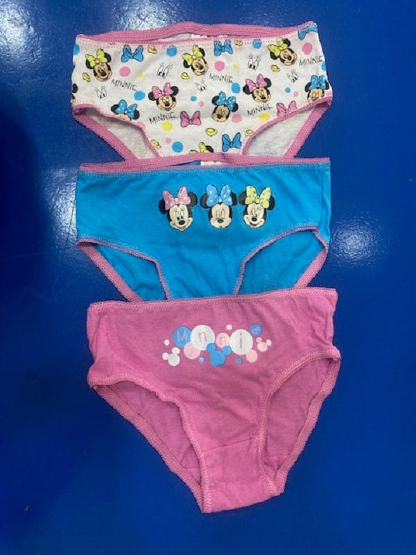 Set Intimo 3 Slip Minnie Mouse