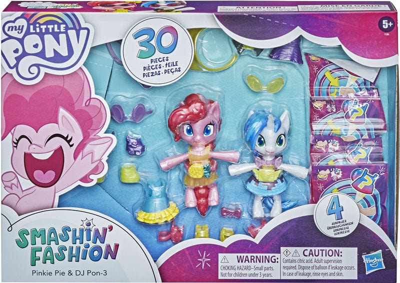 Bambole, playset e giocattoli My Little Pony Smashin Fashion set da 2