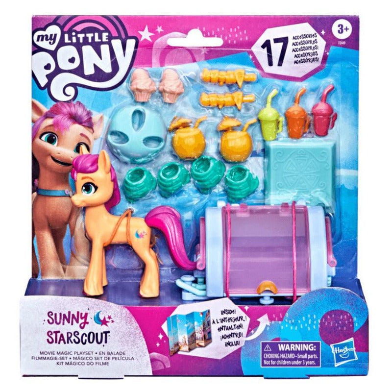My Little Pony Set 5 Figure Viaggio Con 2 Personaggi Misteriosi - Giocattoli Per Bambini 4+ Anni