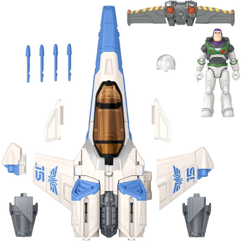 Action figure Buzz Lightyear Veicolo Xl-15 Nave Spaziale con funzioni