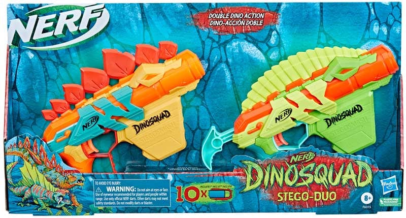 Fucile Nerf Dinosquad Stego-duo Fucile Nerf DinoSquad | Blaster Stego-Smash | The Toys Store