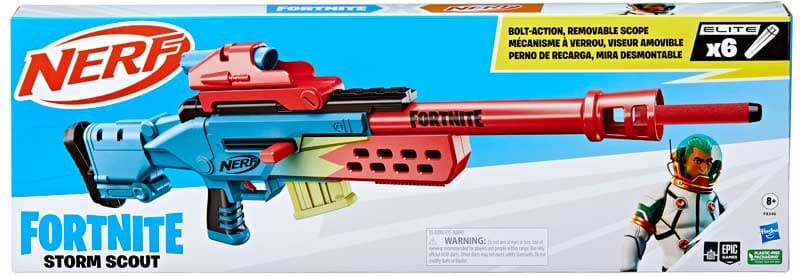 Gadget e armi giocattolo Nerf Fortnite Storm Scout, Blaster di Precisione